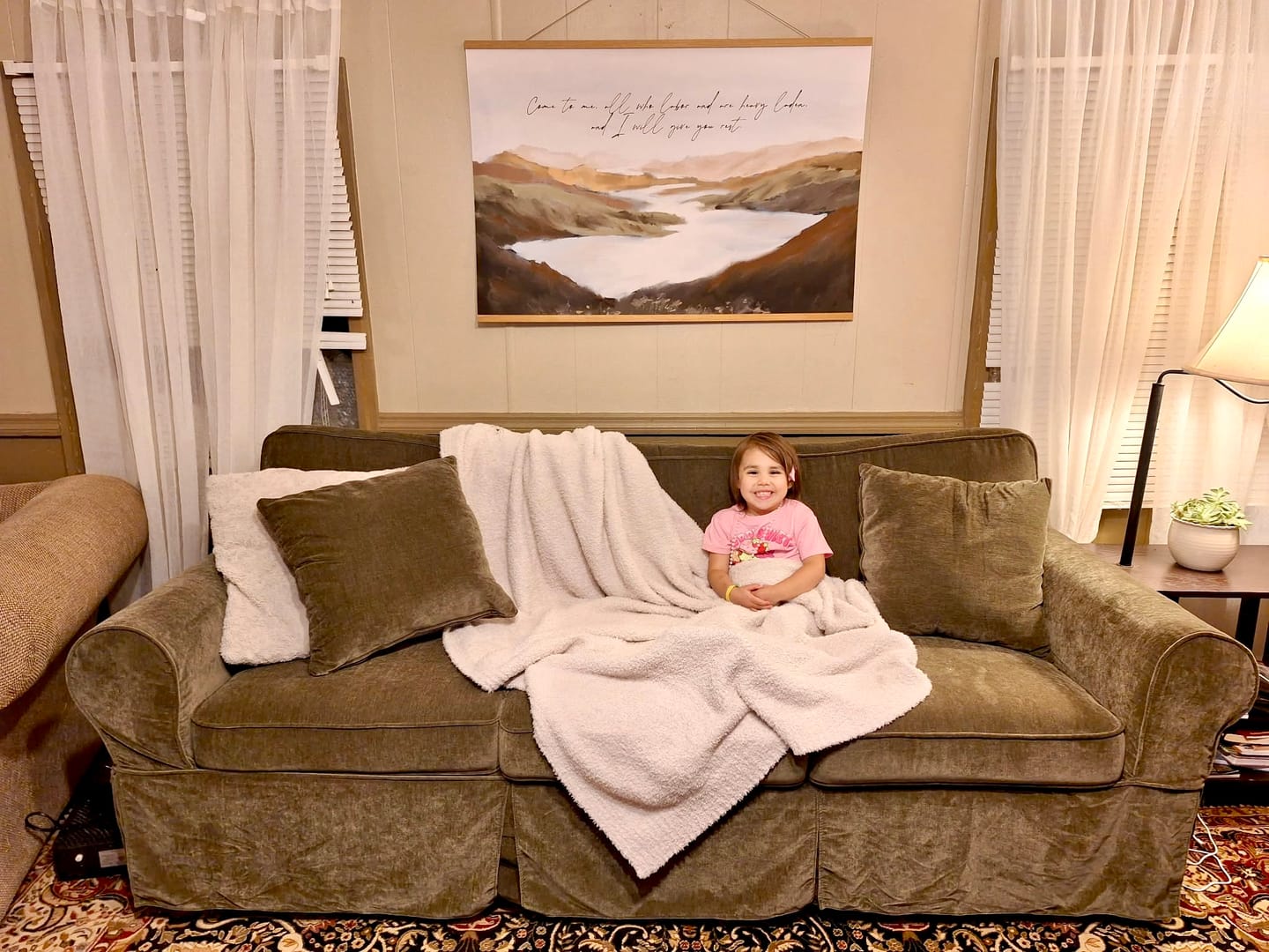 Customer photo review of Horizontal Poster: Come to Me all who are