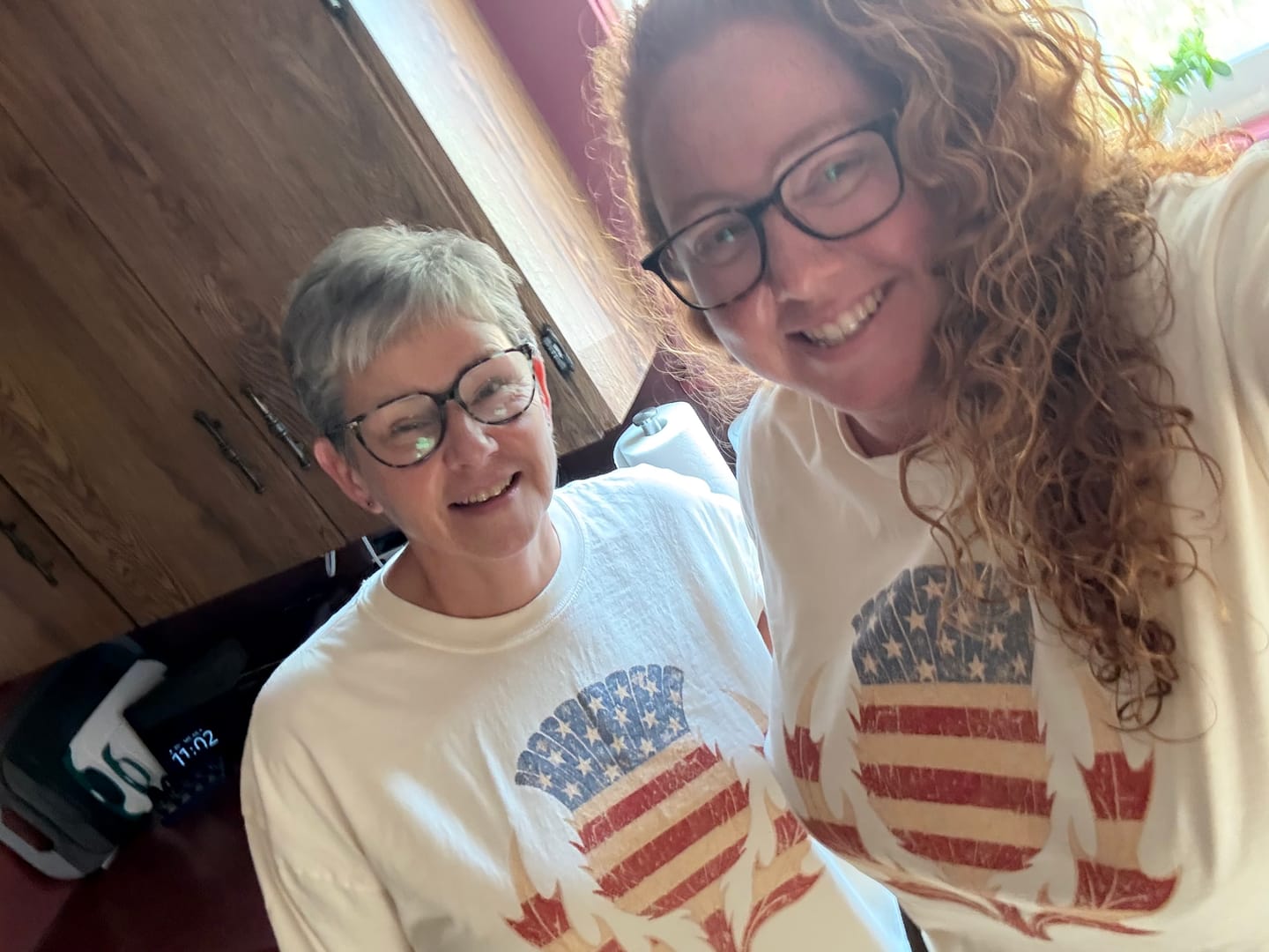 Customer photo review of Vintage Flag Thistle T-Shirt