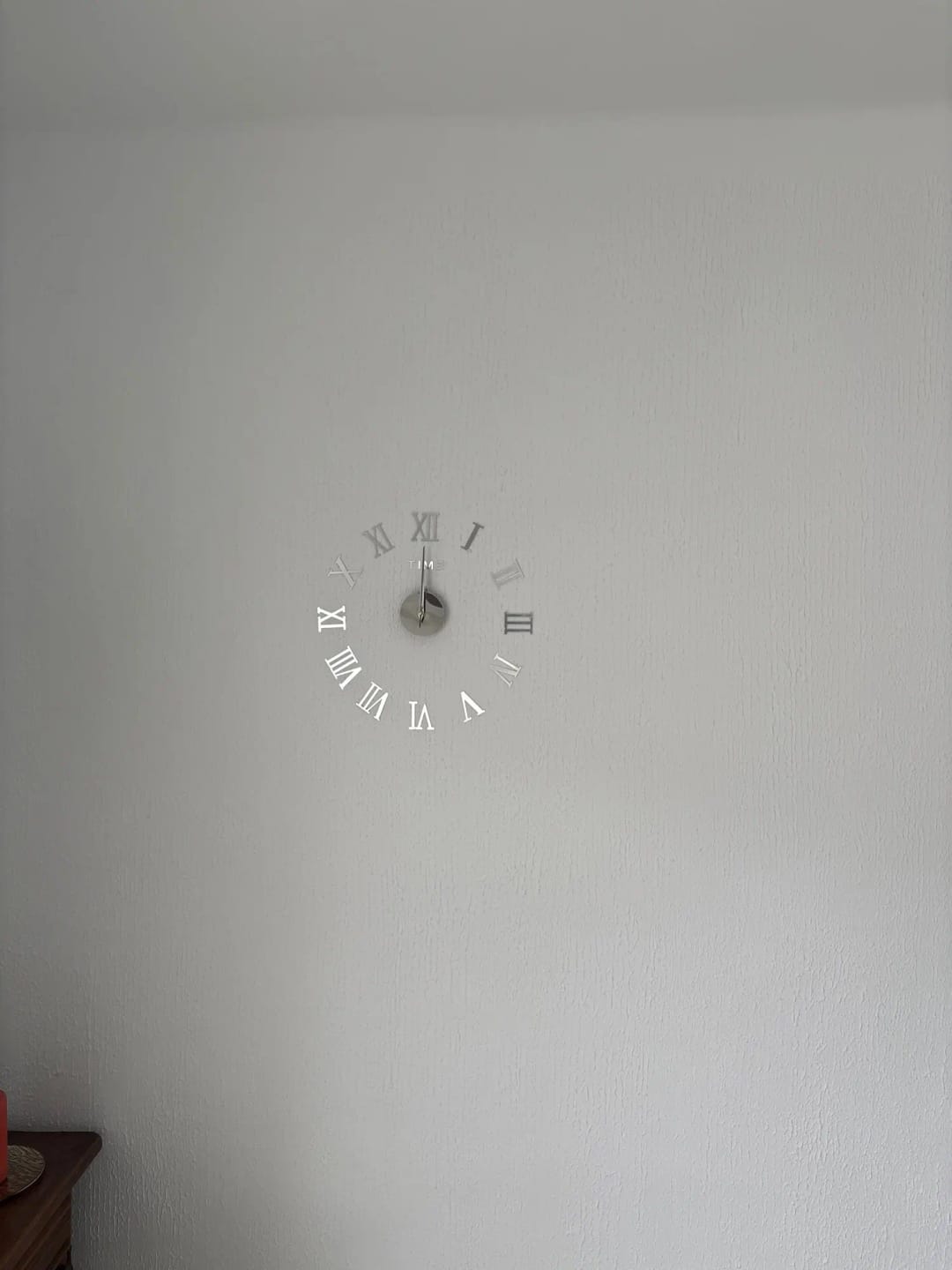 Customer photo review of 3D Acrylic Mirror Wall Clock