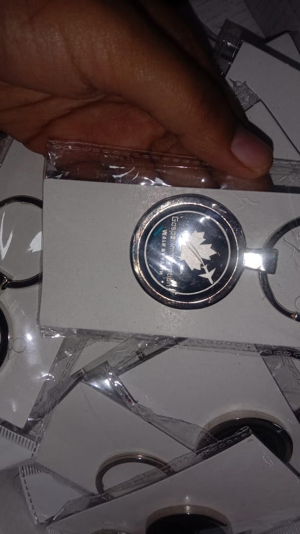 Customer photo review of Premium Metal Keychain | Best for Corporate Gifting | PrintMine.in