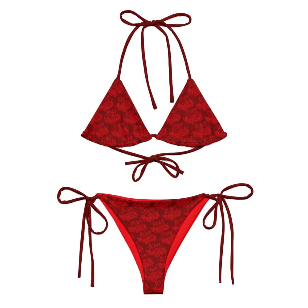 Customer photo review of Full-Set "Burning Red" String ACAB Bikini set - Alternative Bikinis & Punk swimsuits