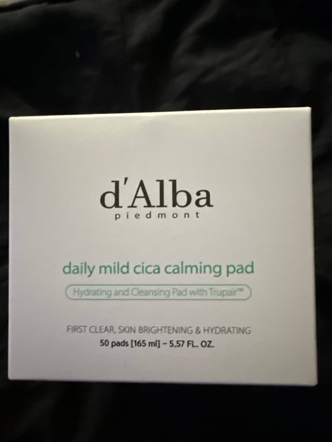 Customer photo review of Nomierinoši spilventiņi d'Alba Daily Mild Cica Calming Pad