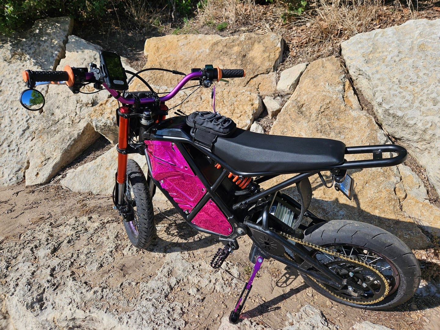 Customer photo review of Eskute® NOVA Mini Electric Dirt Bike For Teens & Adults