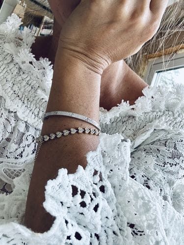 Customer photo review of LOVE BRACELET 3.65MM DIAMOND-PAVED