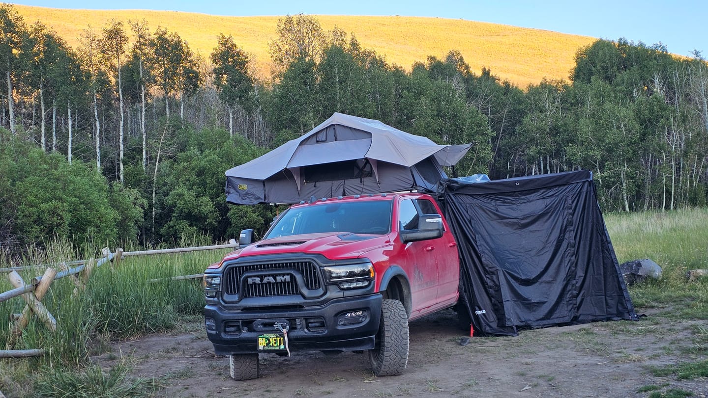 Customer photo review of OPENROAD  270 Free Standing Awning for Camping-Adventure Series