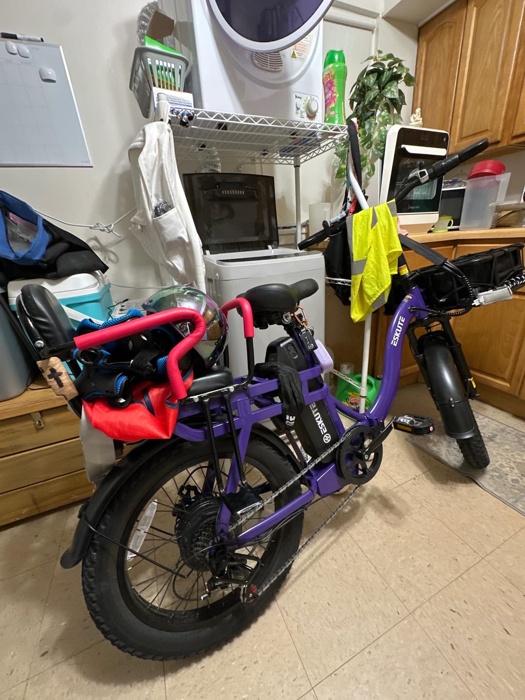 Customer photo review of Eskute® D200 Folding Electric Bike for Adults