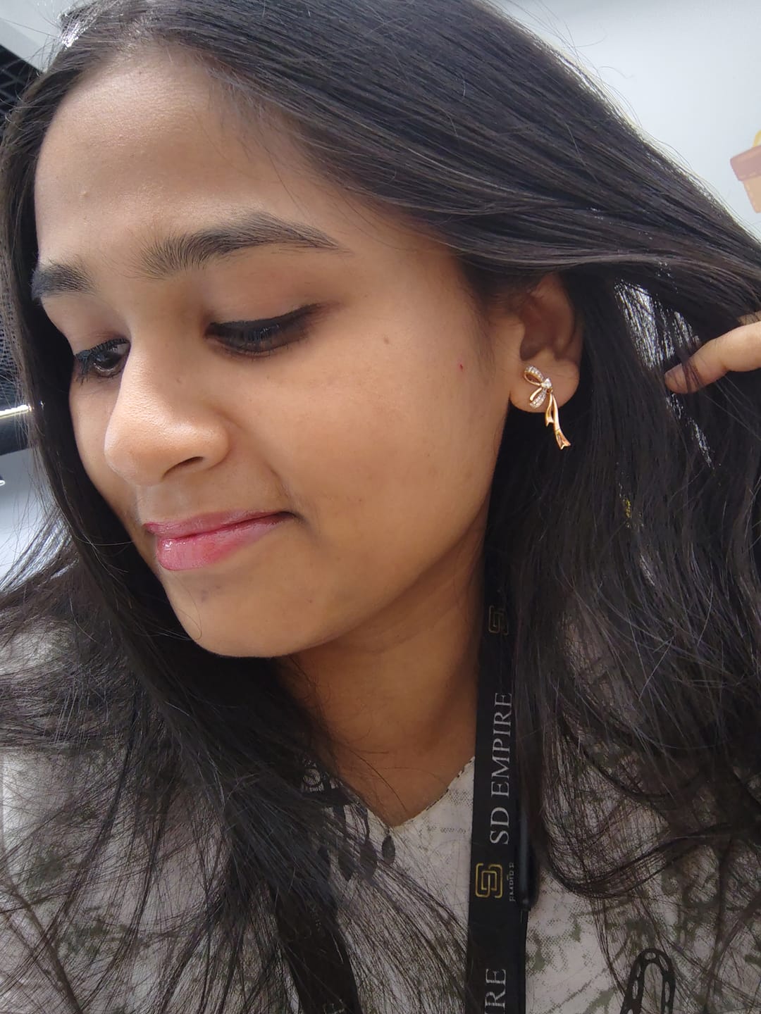 Customer photo review of 18K Gold CZ Statement Anti-Tarnish Waterproof Ring