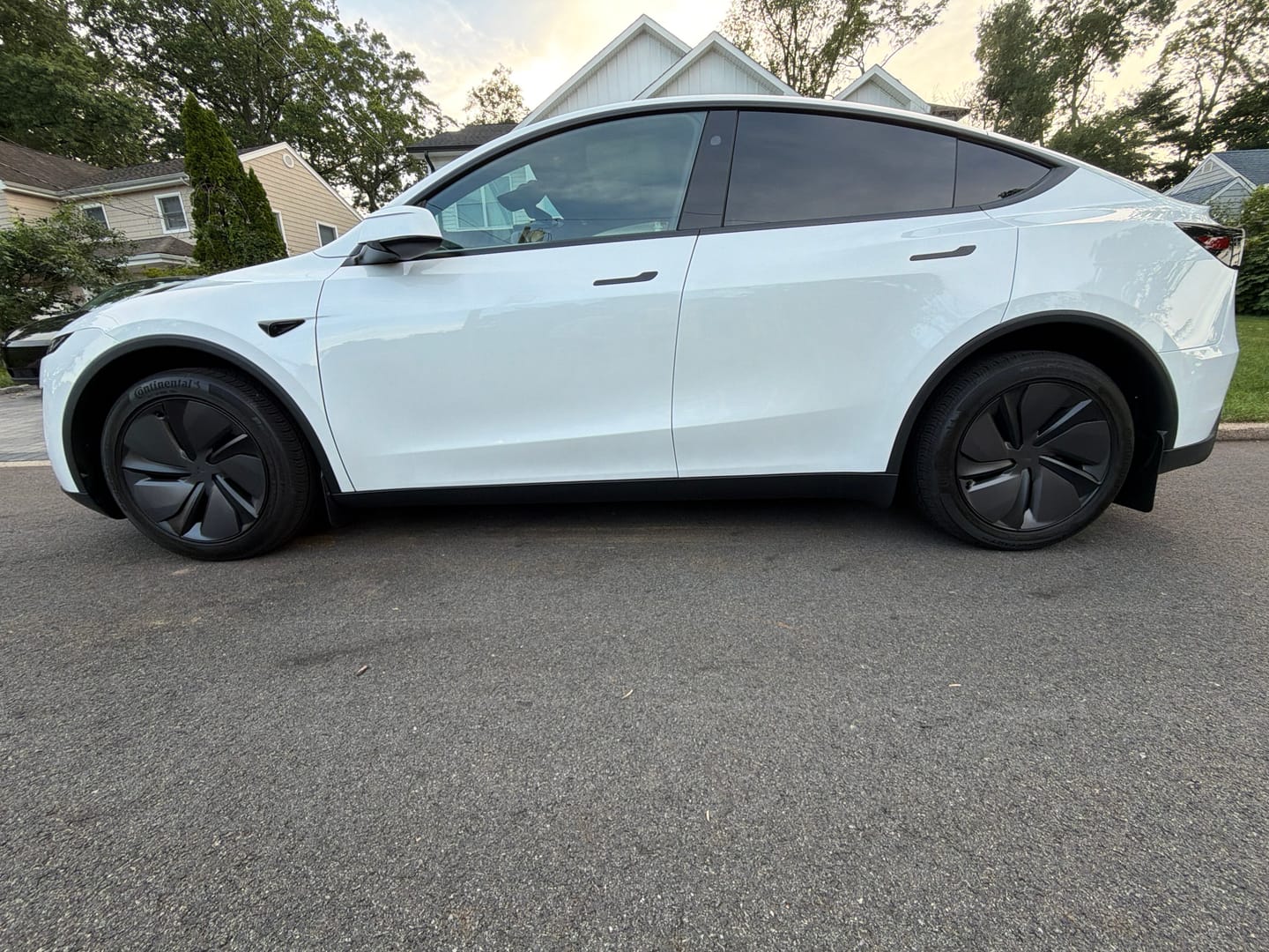 Customer photo review of Mud Flaps Splash Guards for Model Y