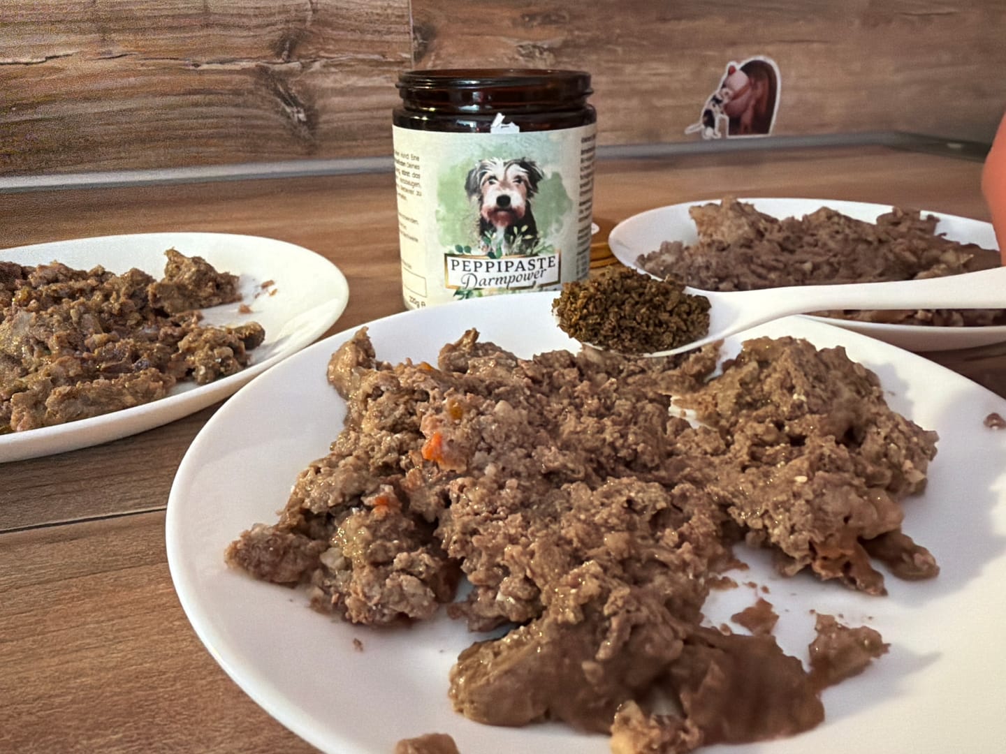 Customer photo review of PeppiPaste - Darmpower | Natürliche Darmpflege für Hunde | 220g