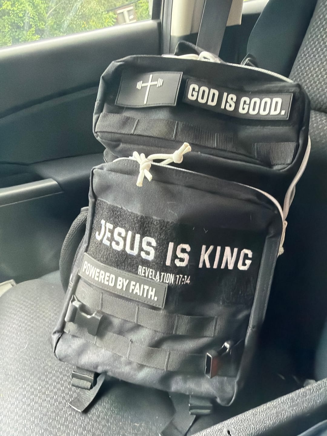 Customer photo review of HolStrength 45L Tactical Backpack