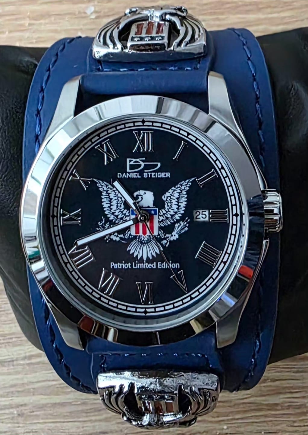 Customer photo review of Patriot 250 Years Blue Limited Edition Watch