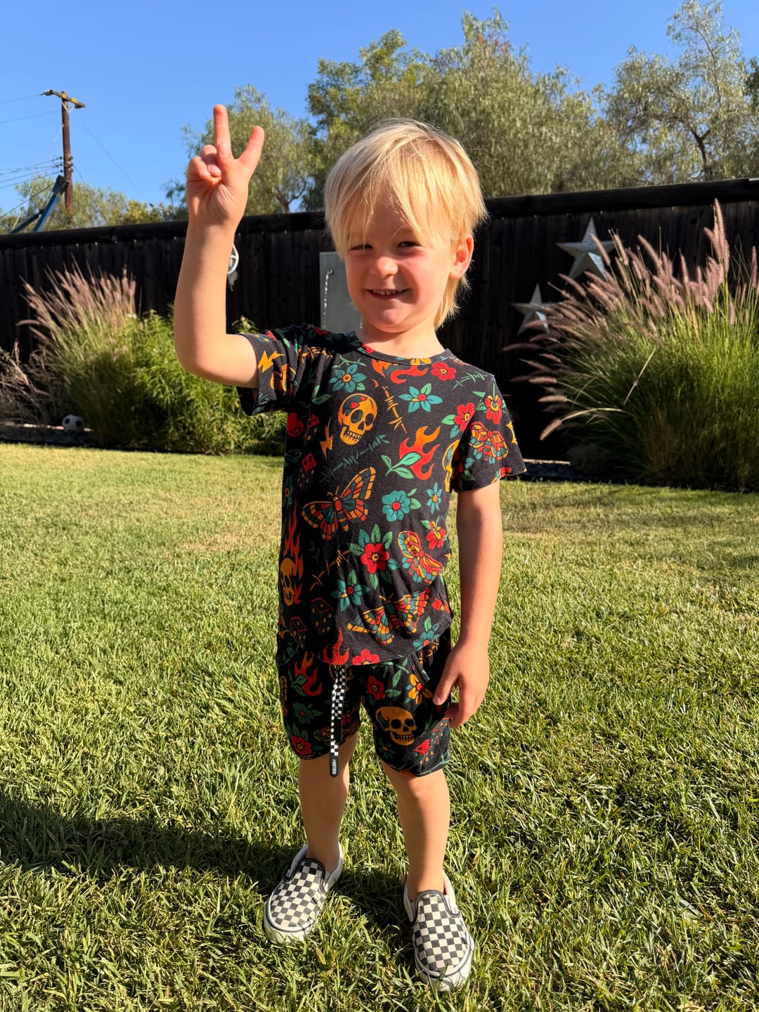 Customer photo review of Biker Two Piece Set in Inkworks