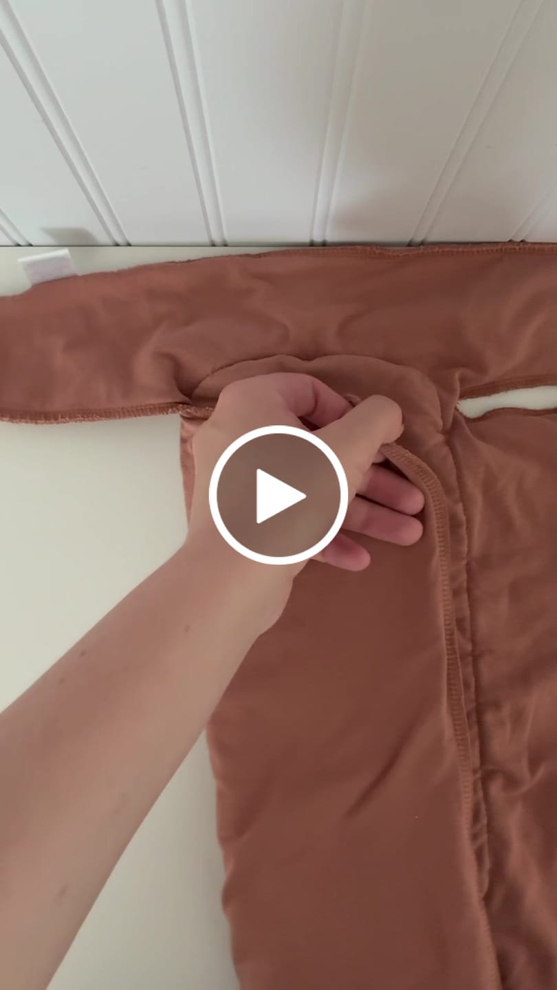 Customer video review of Bamboo Viscose and Cotton Lycra Stretchy Pre-Flat Diaper