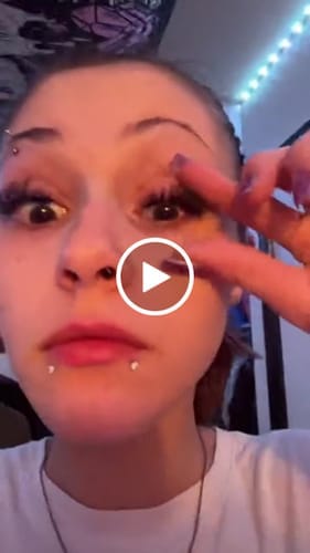 Customer photo review of BOOOM Lash Clusters