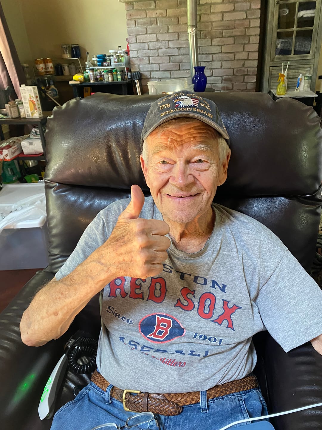 Customer photo review of Exclusive USA 250th Anniversary Eagle Cap (1776–2026) —  Embroidered