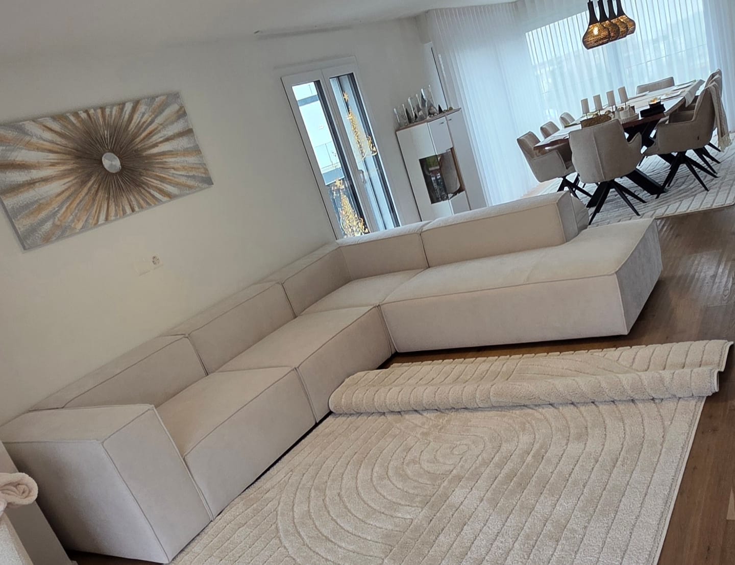 Customer photo review of Modulares Ecksofa Ottomane Sewilla