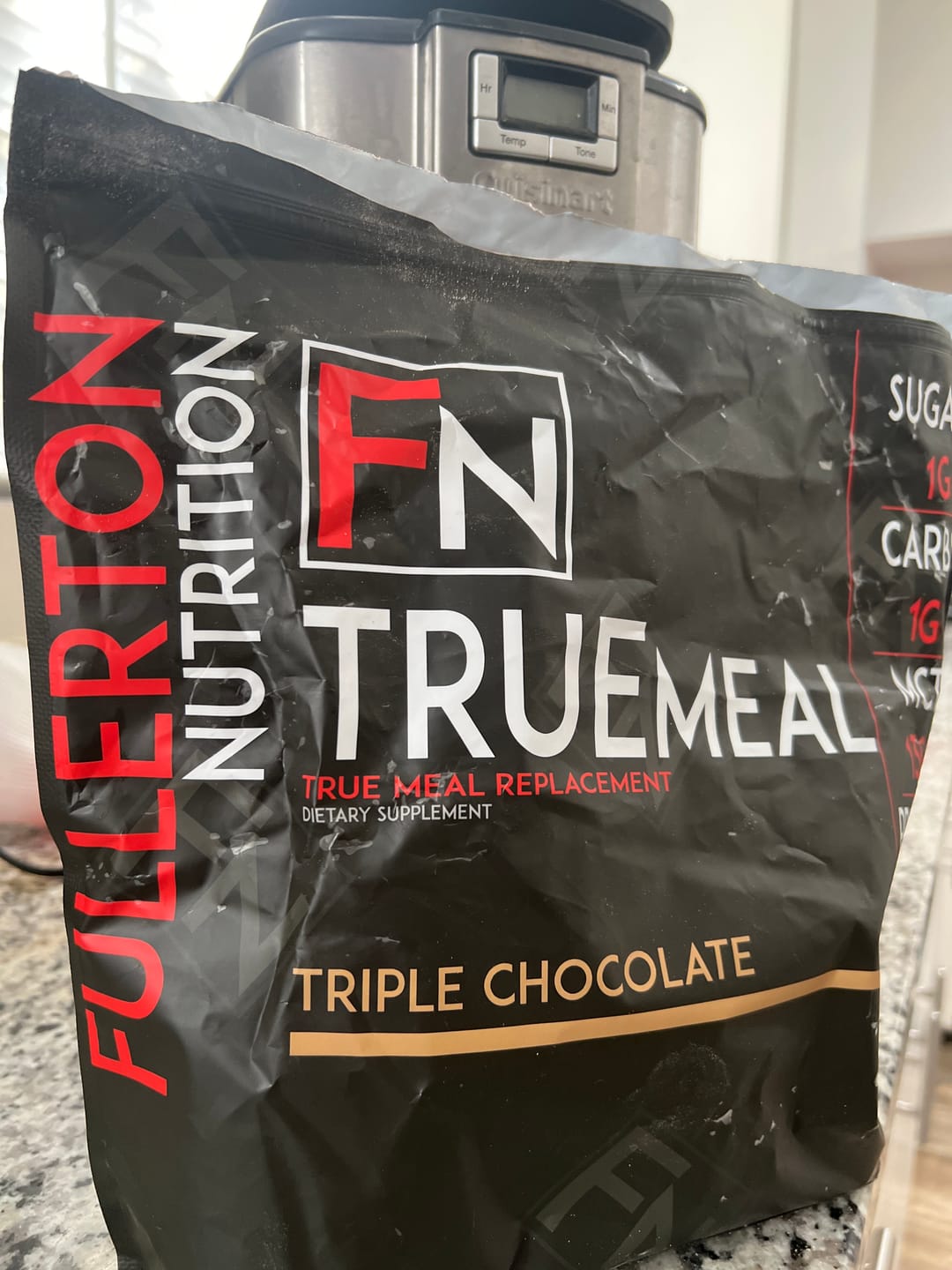 Customer photo review of True Meal Low Carb Meal Replacement