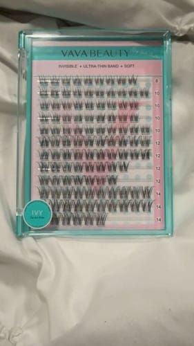 Customer photo review of IVY Lash Clusters