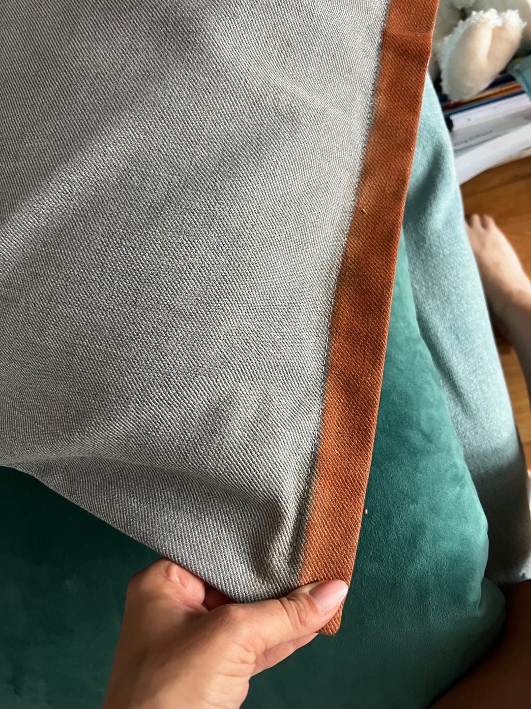 Customer photo review of Fabric Paint -- Orange