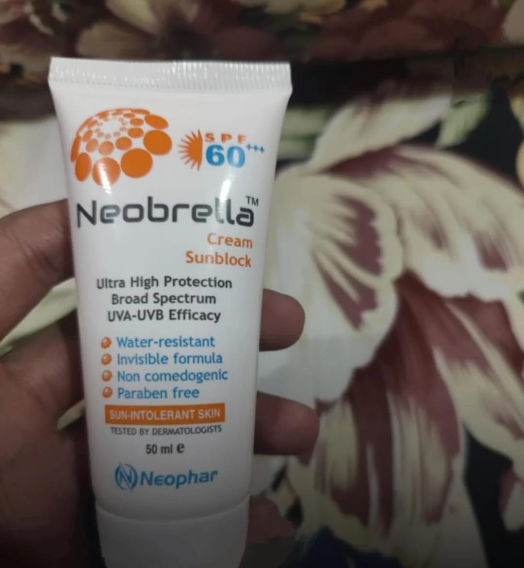 Customer photo review of Neobrella Sunblock Cream SPF60 PA+++
