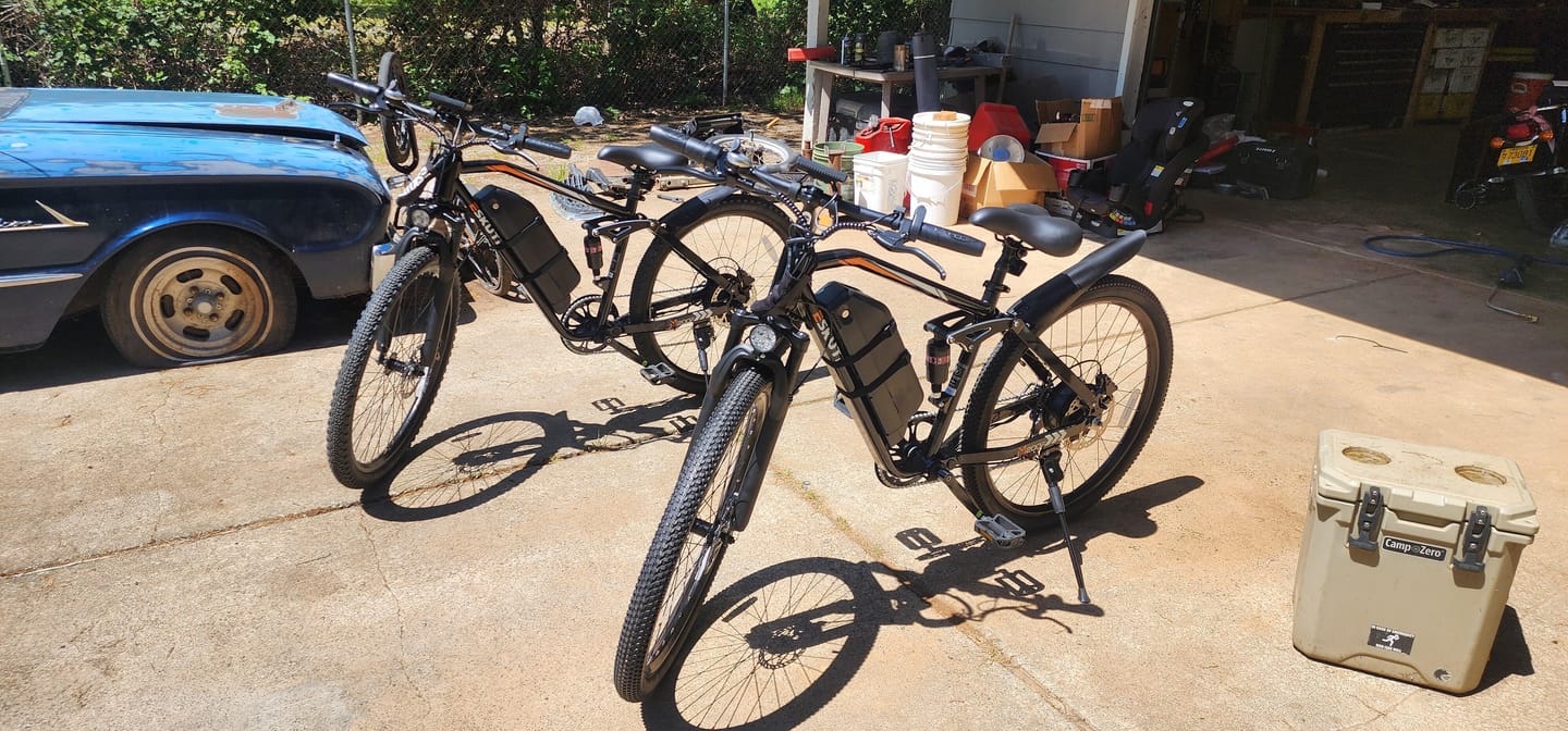 Customer photo review of Eskute® M200F 27.5" Full Suspension Electric Bike