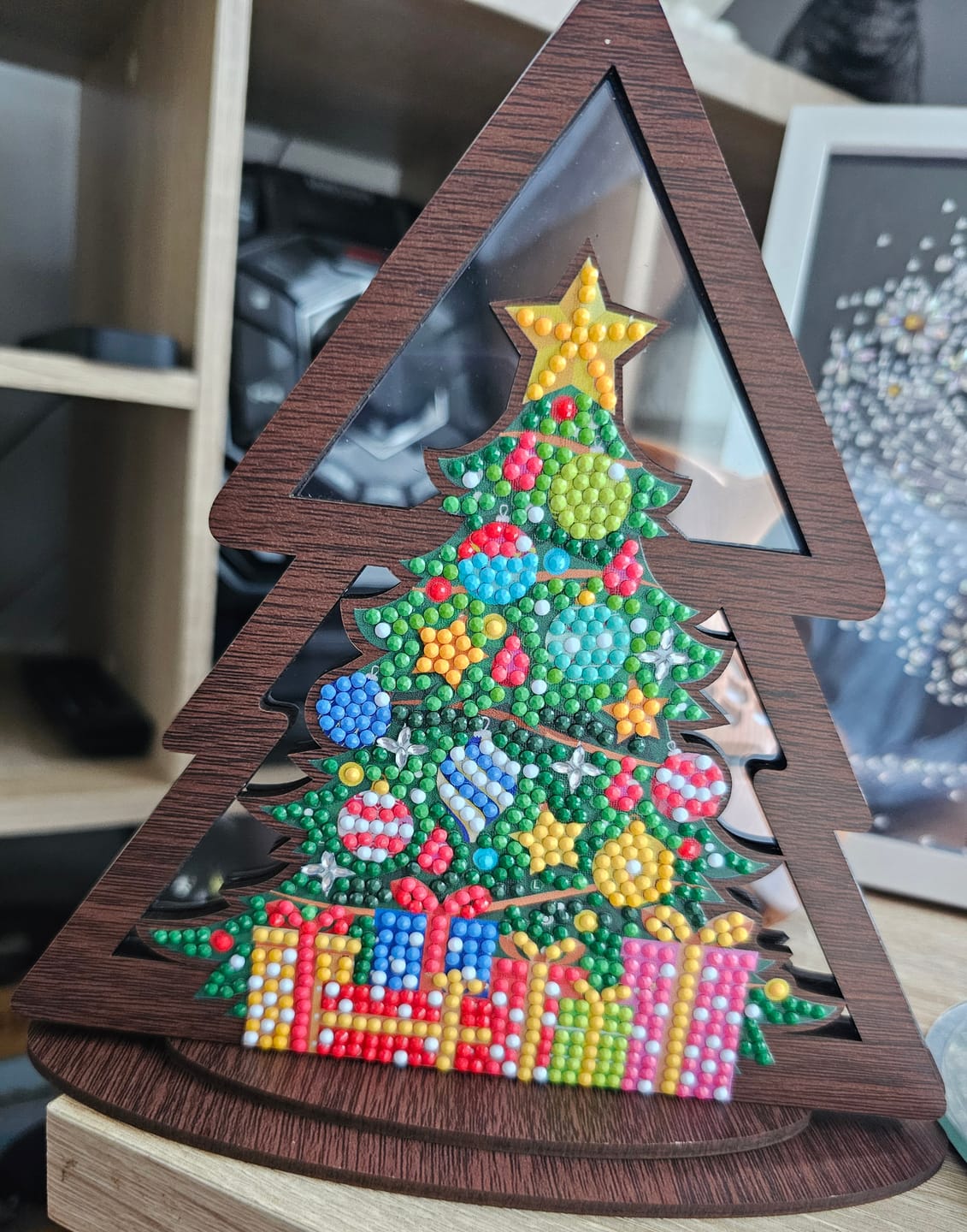 Customer photo review of Christmas Crystal Art Mystery Box
