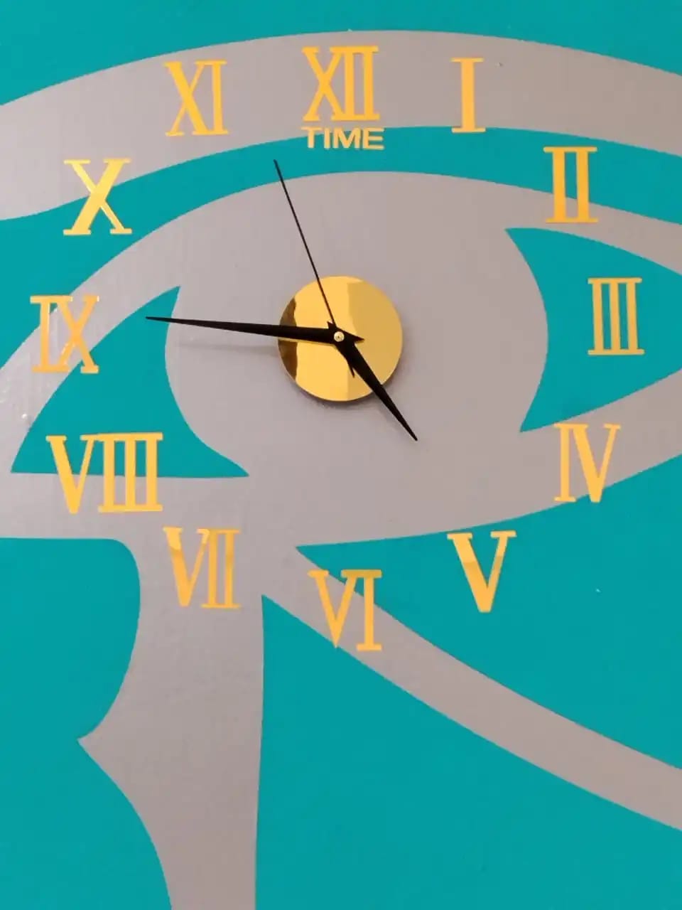Customer photo review of 3D Frameless DIY Wall Clock