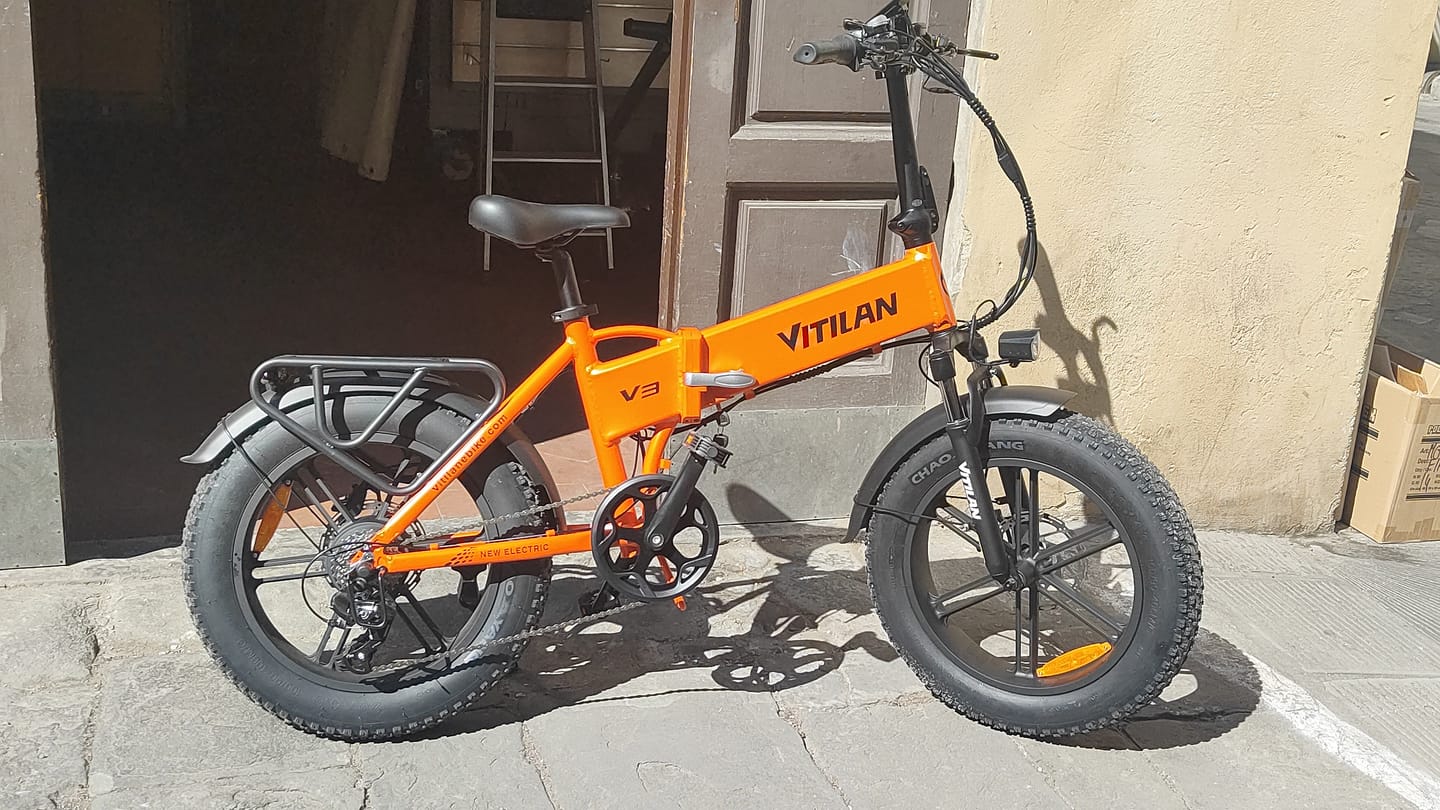 Customer photo review of V3 2.0 Folding Fat Tires Adult All Terrain Electric Bike