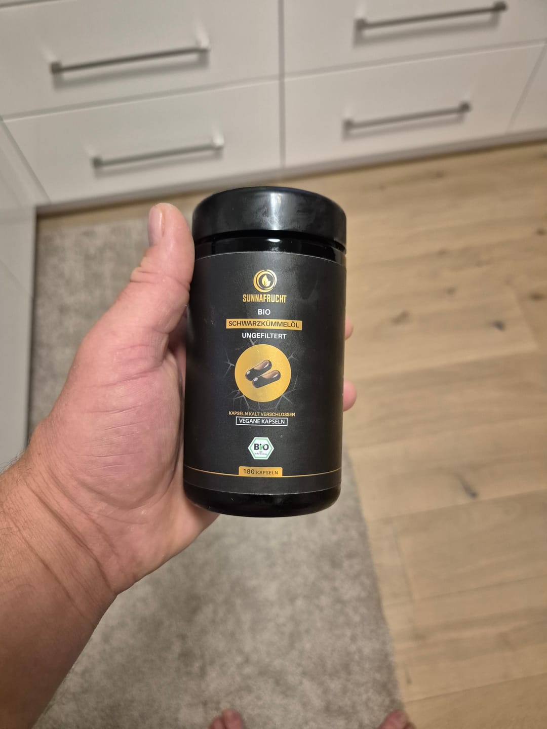 Customer photo review of 3x Bio Schwarzkümmelöl Kapseln | Ungefiltert | 540 Kapseln