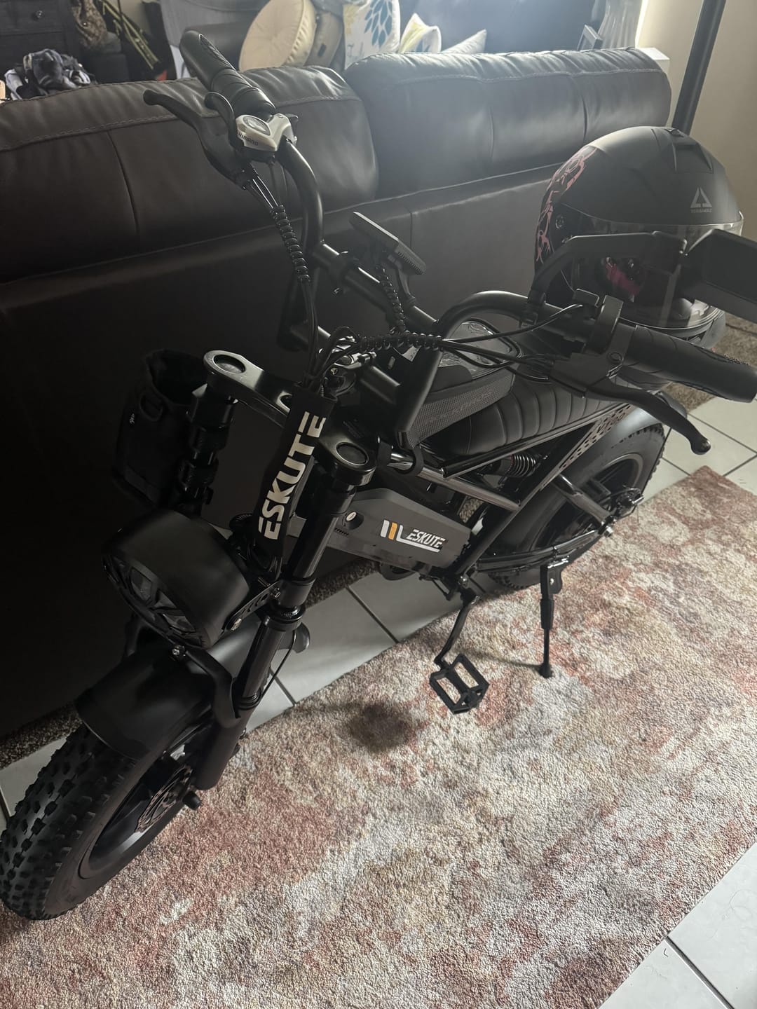 Customer photo review of Eskute® V100 16*4.0" Electric Bike for Kids&Teens