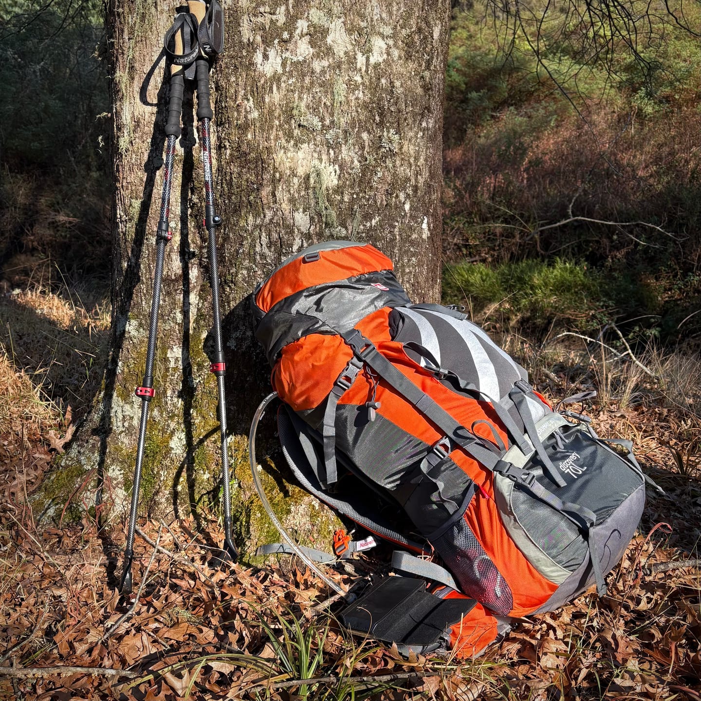 Customer photo review of 70 + 5L Hiking Backpack