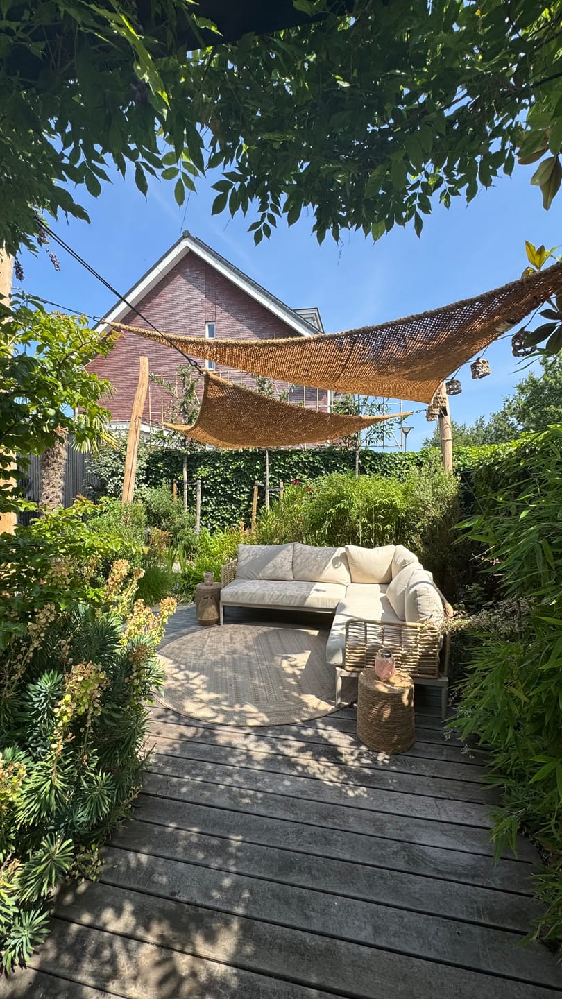 Customer photo review of Kokos schaduwdoek