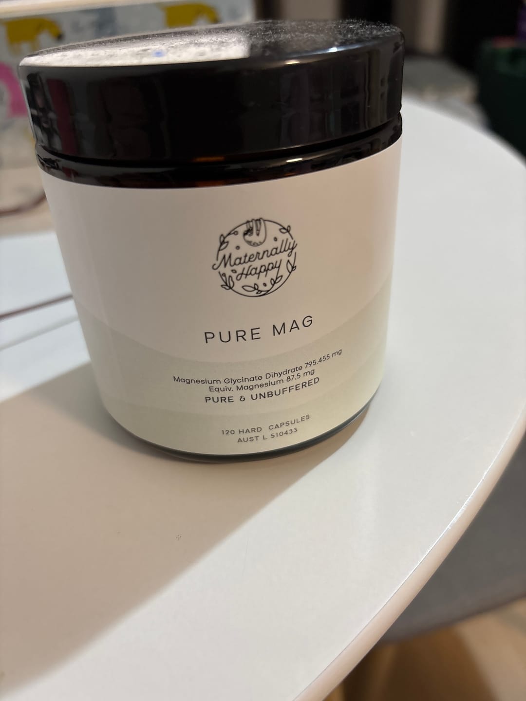 Customer photo review of Pure Mag | Unbuffered Magnesium Glycinate