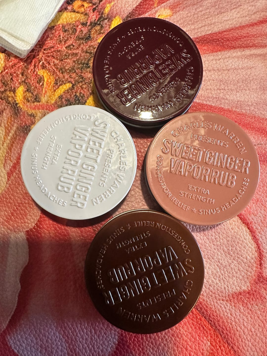 Customer photo review of Extra Strength Sweet Ginger Vapor Rub [Compact]