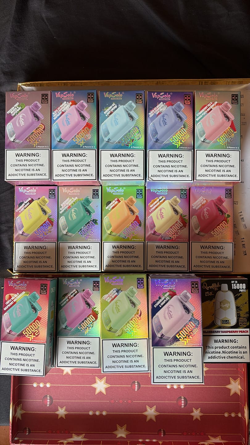 Customer photo review of VAPSOLO TWINS PRO 50K 2en1 Doble Sabor