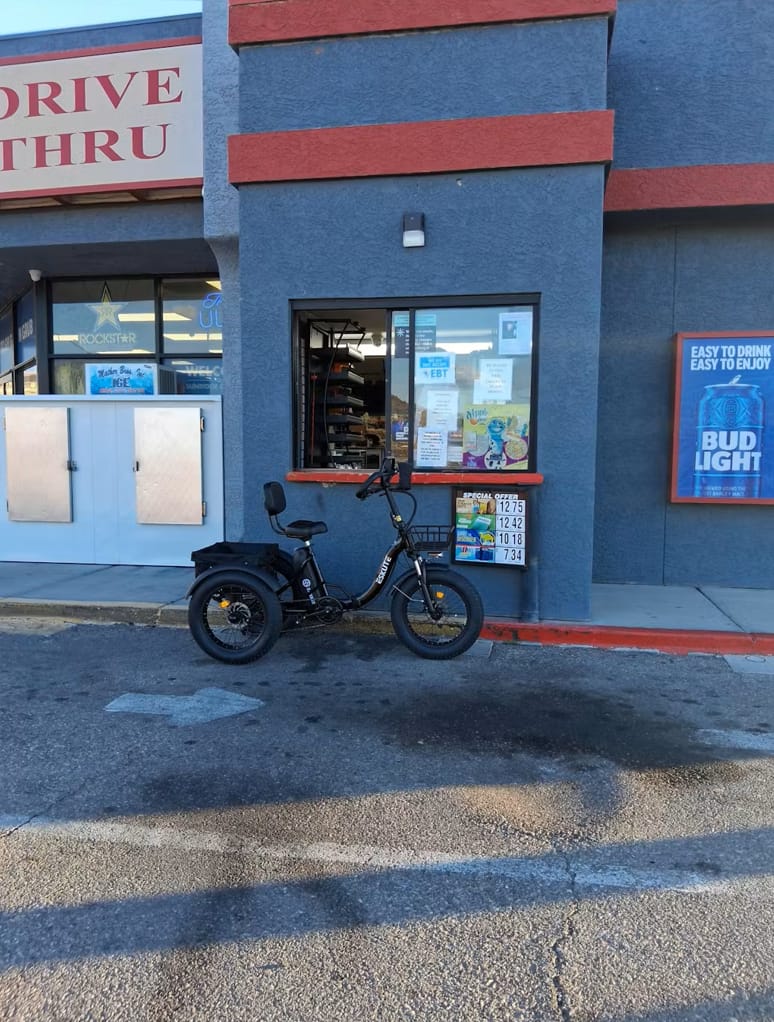 Customer photo review of Eskute® T300Pro Folding Electric Trike