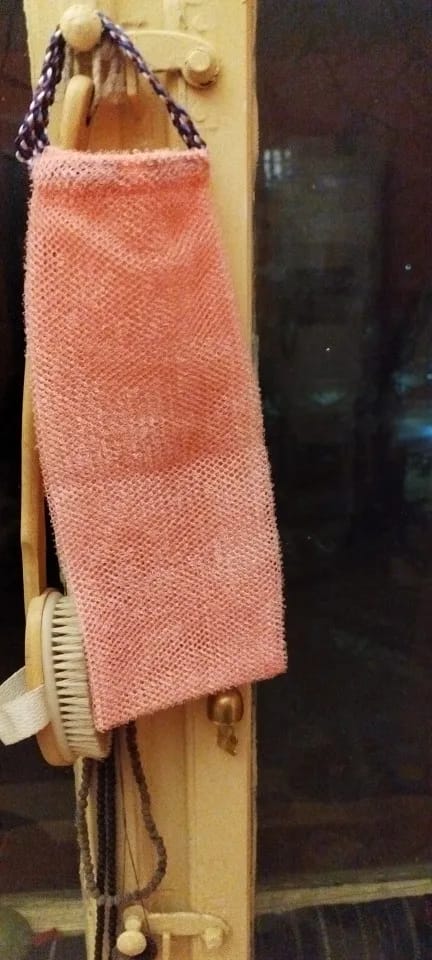 Customer photo review of African Exfoliating Body Net