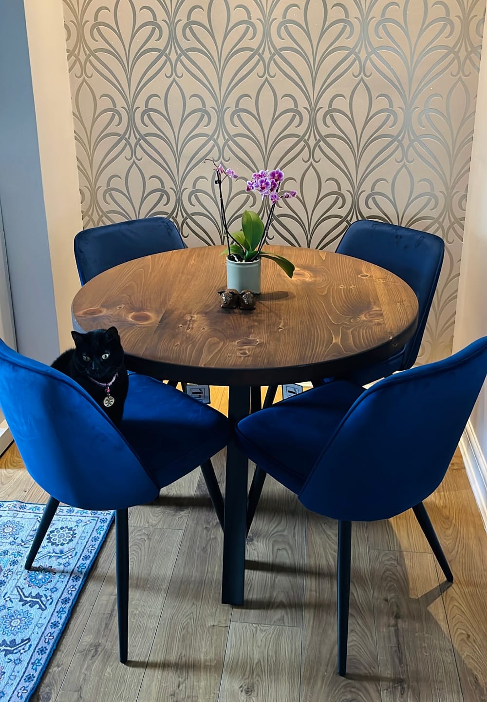 Customer photo review of Round Dining Table