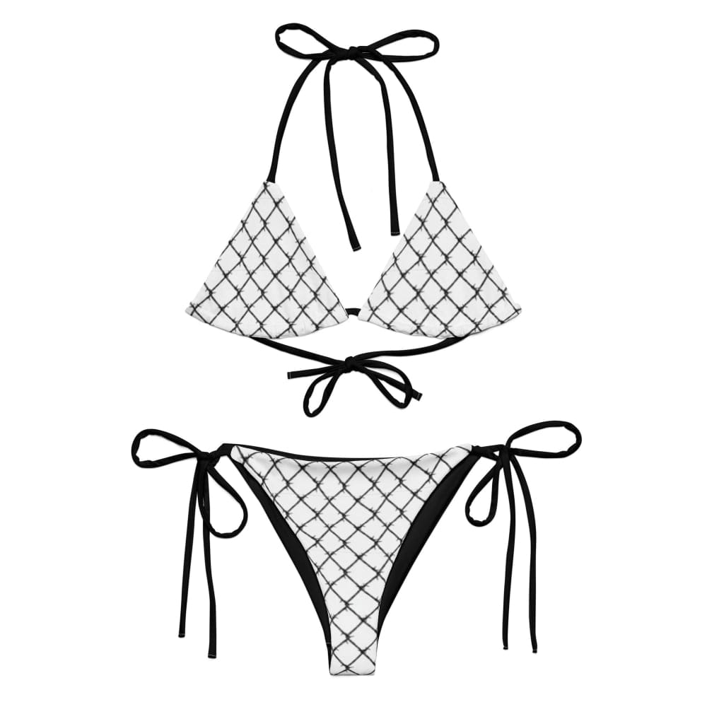 Customer photo review of Full-Set "Caged Daylight" String Grunge Bikini - Barbed Wire Bikini - Punk Bikini Set - Goth Bathing Suit