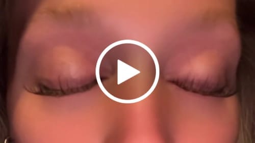 Customer photo review of IVY Lash Clusters