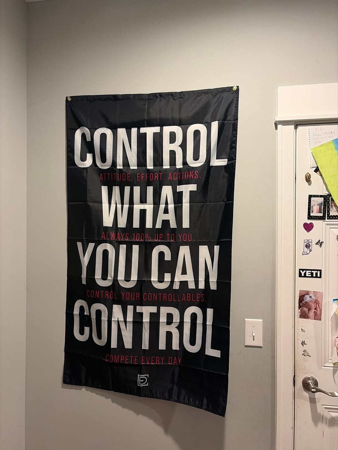 Customer photo review of Control the Controllables (Flag)