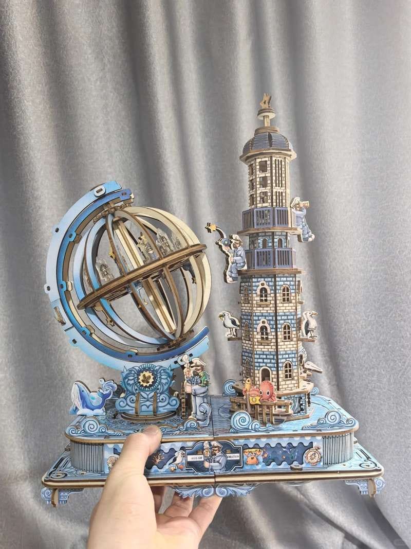 Customer photo review of Ocean Symphony - Musical Globe & Lighthouse