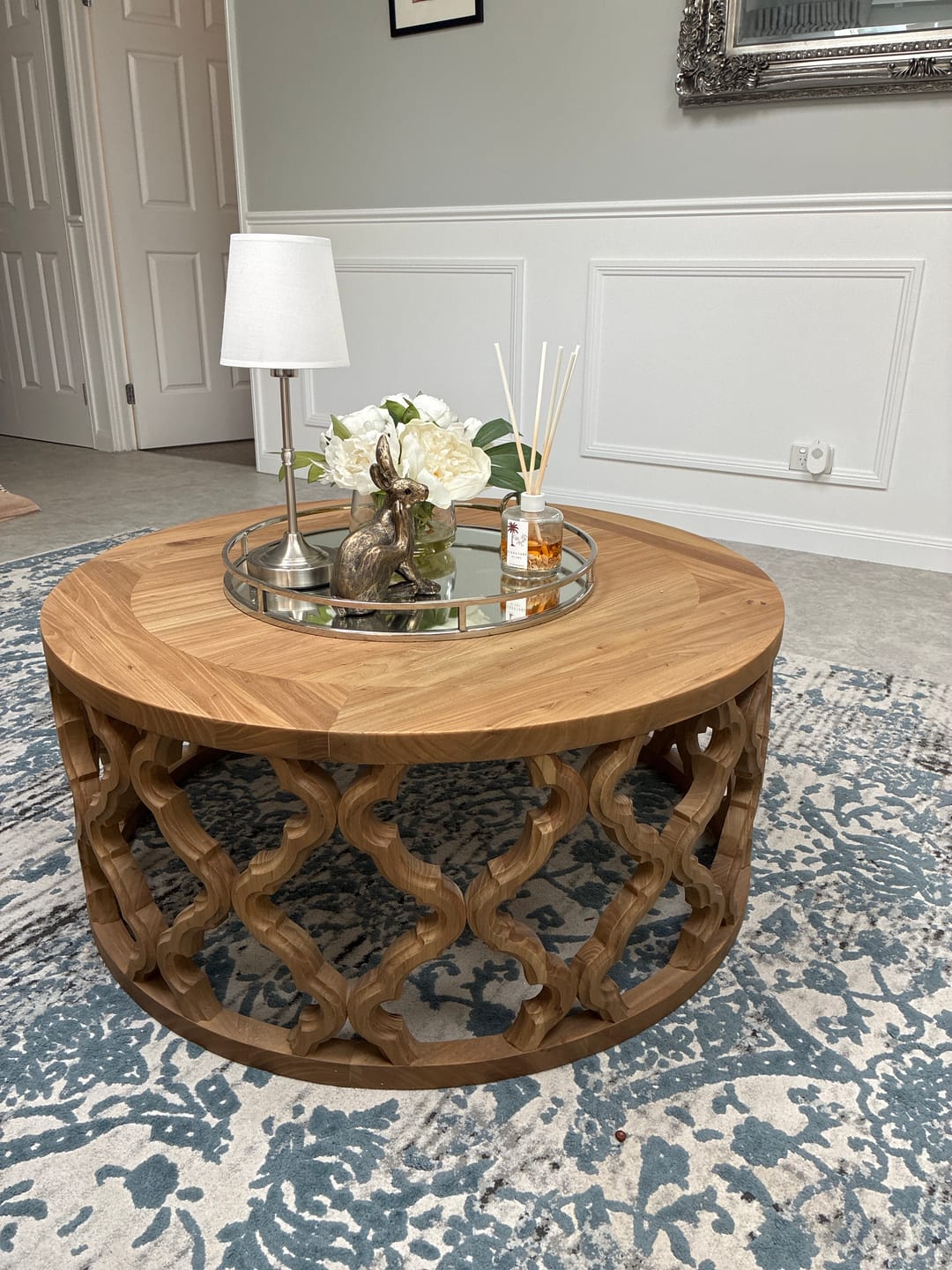 Customer photo review of Sahara Round Coffee Table