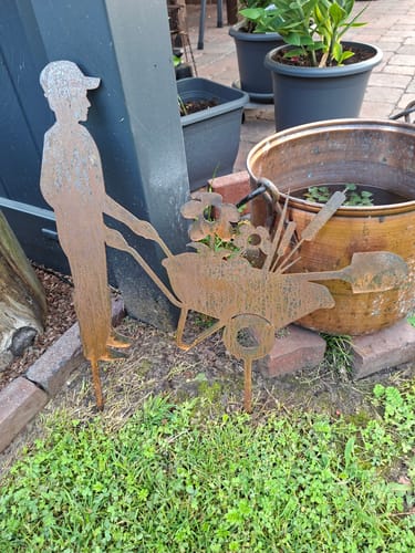 Customer photo review of Gartenstecker Liebespaar