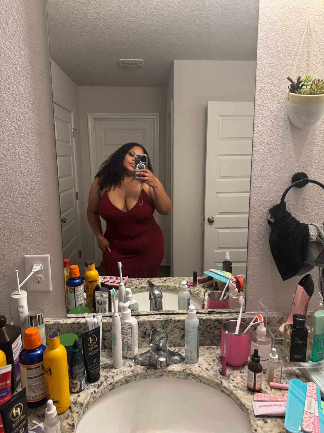 Customer photo review of The House Gown-Plum