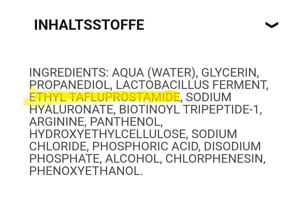 Customer photo review of LASHCOCA!NE - Wimpernserum