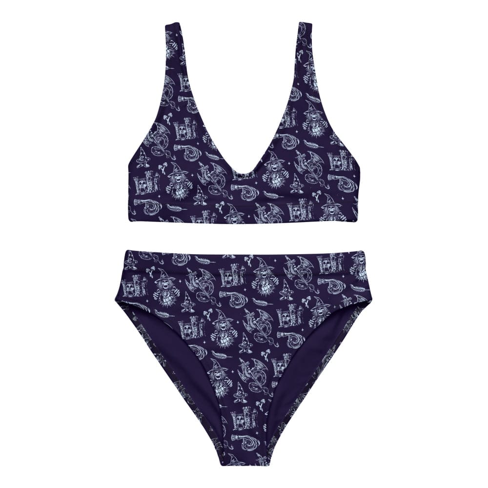 Customer photo review of Full-Set "Midnight" High-Waisted Witch Bikini - Punk Swimsuit / Alternative Bikini