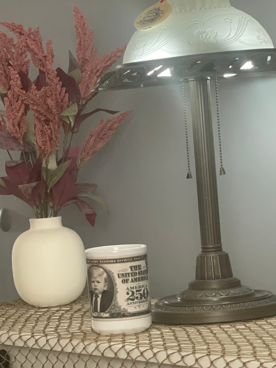 Customer photo review of "250th Anniversary Bill" Mug