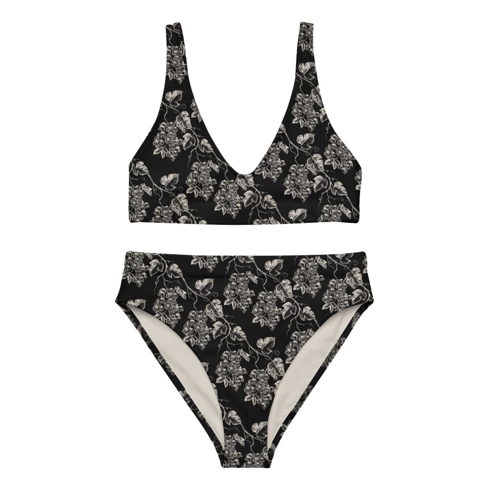 Customer photo review of Full-set "Death Gravevine" High-waisted Alternative Bikini - Goth Summer Outfits & Gothic Swimwear by Alternative clothing brand Death & Friends