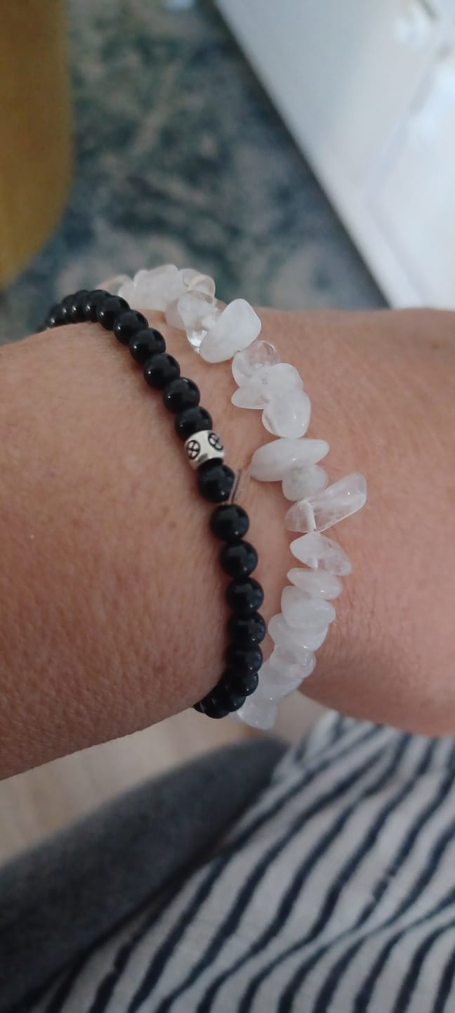 Customer photo review of Obsidian Armband - Perlen